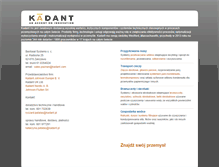 Tablet Screenshot of kadant.pl